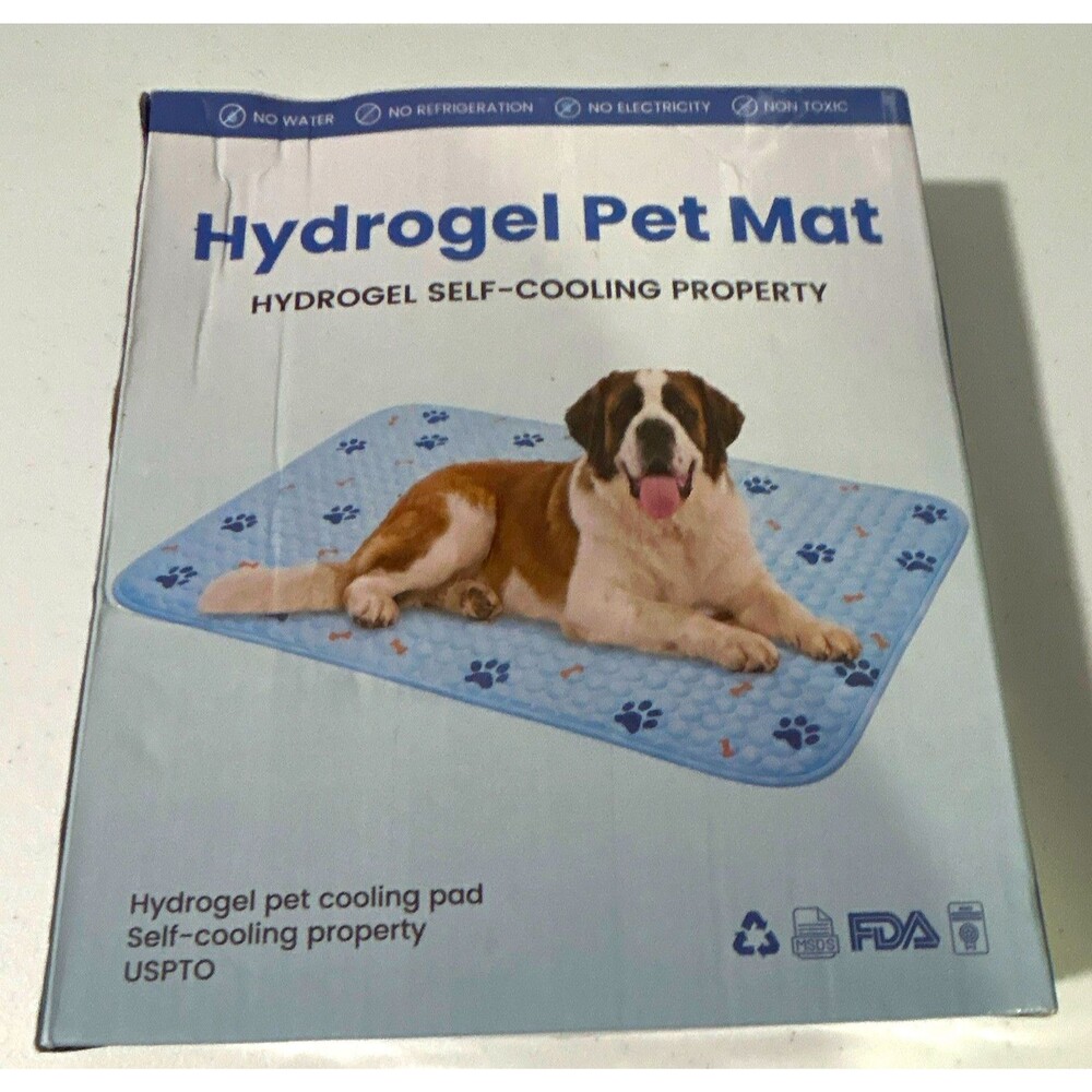 Hydrogel Self-Cooling Non-Toxic Dog Cooling Mat Pad: Size Small